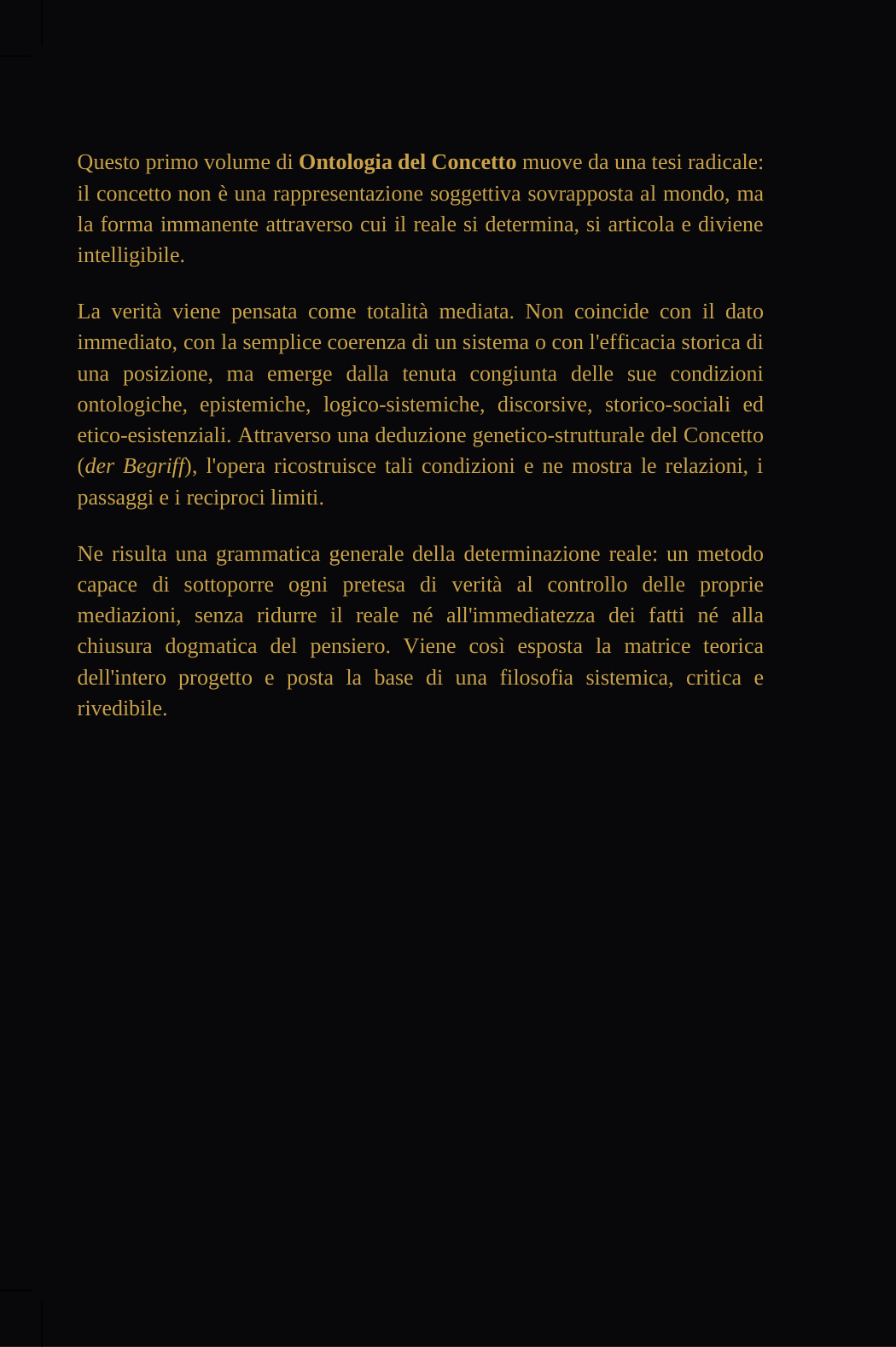 Quarta di copertina del volume